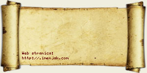 Elma Crnjanski vizit kartica